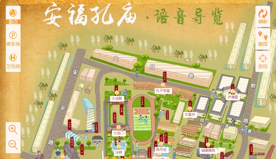 南川手绘地图：智慧景区智能化服务的延伸